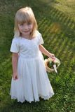 Flower Girl at Melissa's Wedding 9